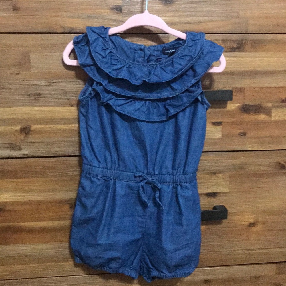 BabyGap 2T jean blue romper
